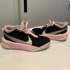 Nike Black and Pink Sneakers